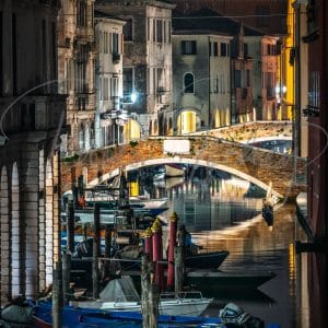 Wandbild-Kanal-Grande-Venedig-Italien